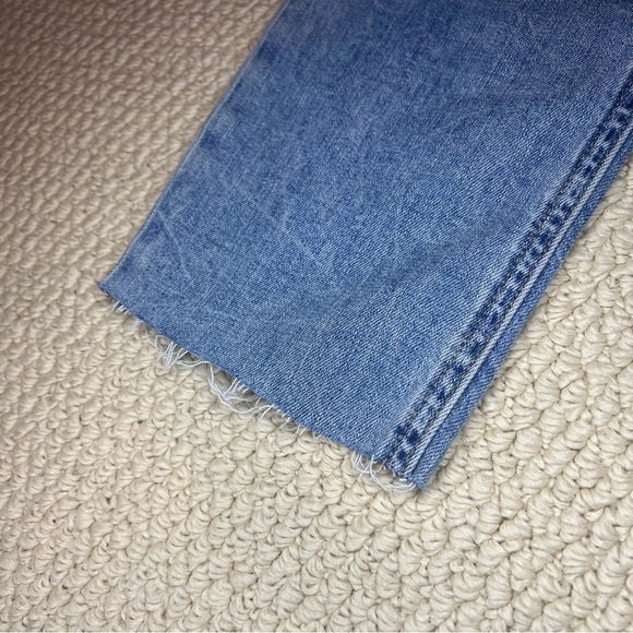 rag & bone Dre Low Rise Slim Boyfriend Raw Hem Light Blue Jean - Picture 3 of 7